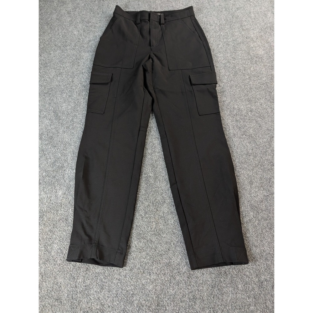 Banana Republic Slim Refined Stretch Cargo Pants - Black - Size 2L (Tall)